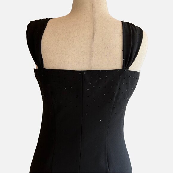 Jones Wear Dress Prom Formal Size 10/M Black Sequins - Picture 6 of 7